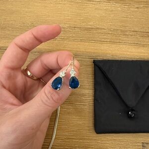 Blue and Silver jewelry set